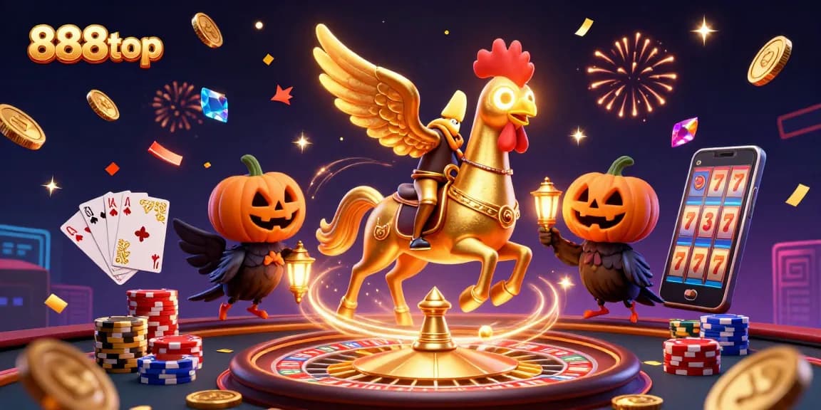 Experience the thrilling world of 888top, where golden roosters and jackpot excitement reign supreme.