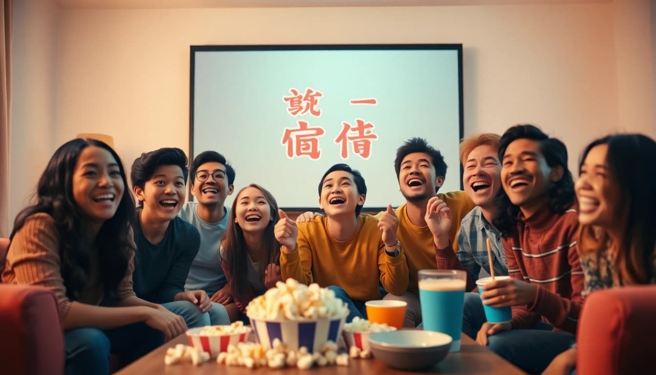 ชมภาพยนตร์ หนังออนไลน์ ร่วมกับเพื่อนในบรรยากาศอบอุ่นและสนุกสนาน