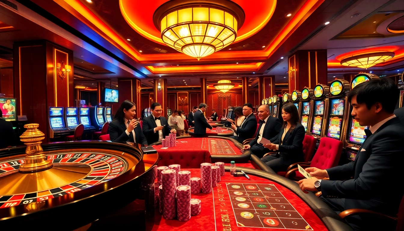 Experience excitement at RR88 with engaging poker games and vibrant casino visuals.