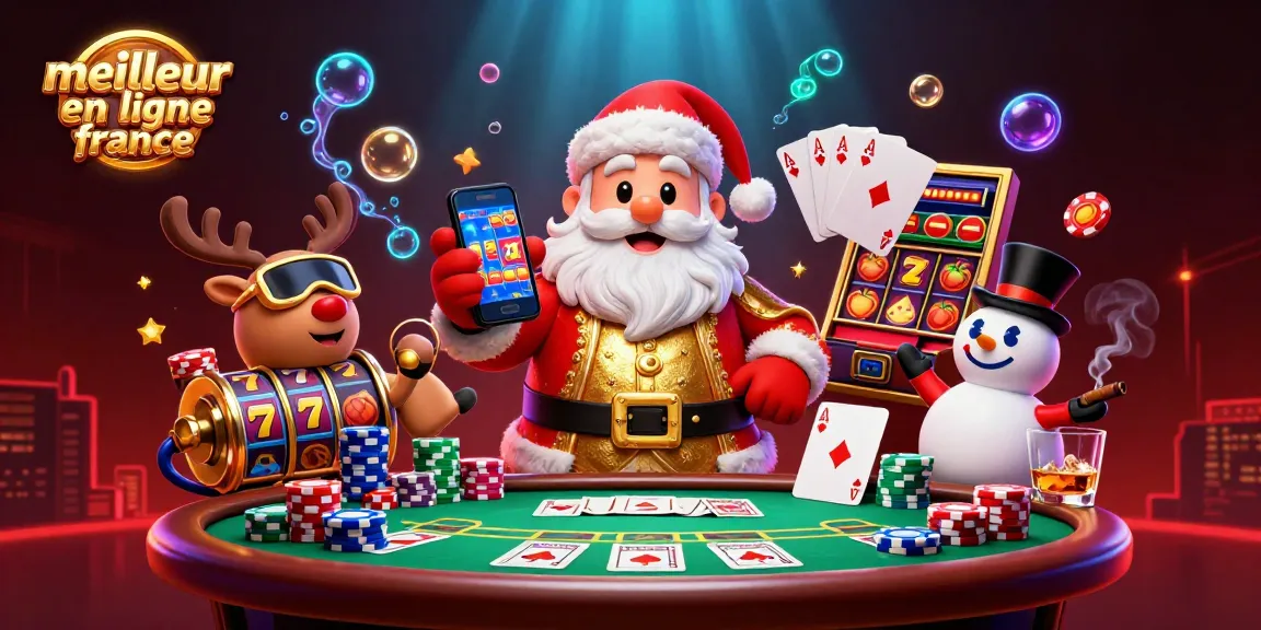 Le meilleur casino en ligne France avec un Santa 3D et des éléments de jeu captivants.