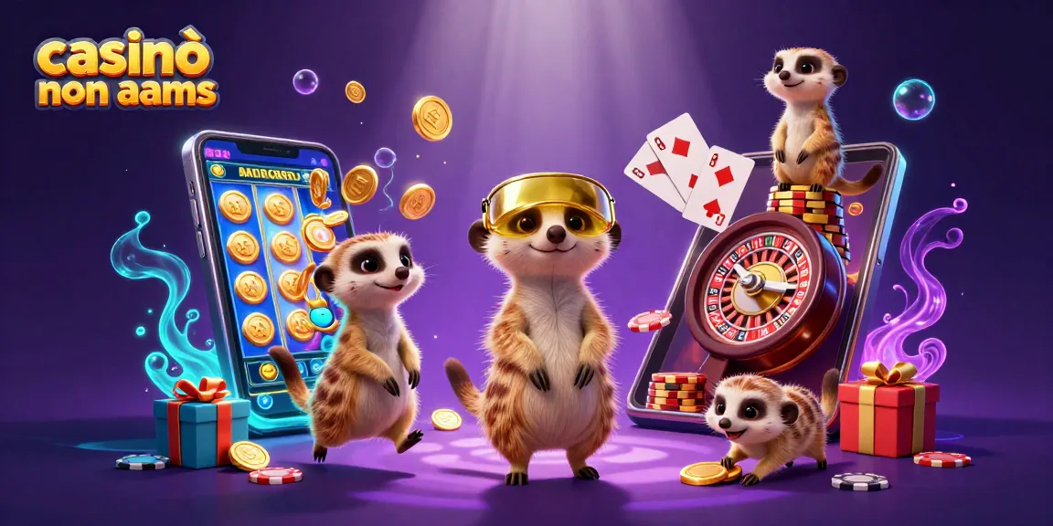 Giocando nei casinò non AAMS, un gruppo di suricati gestisce un’operazione di casinò vivace.