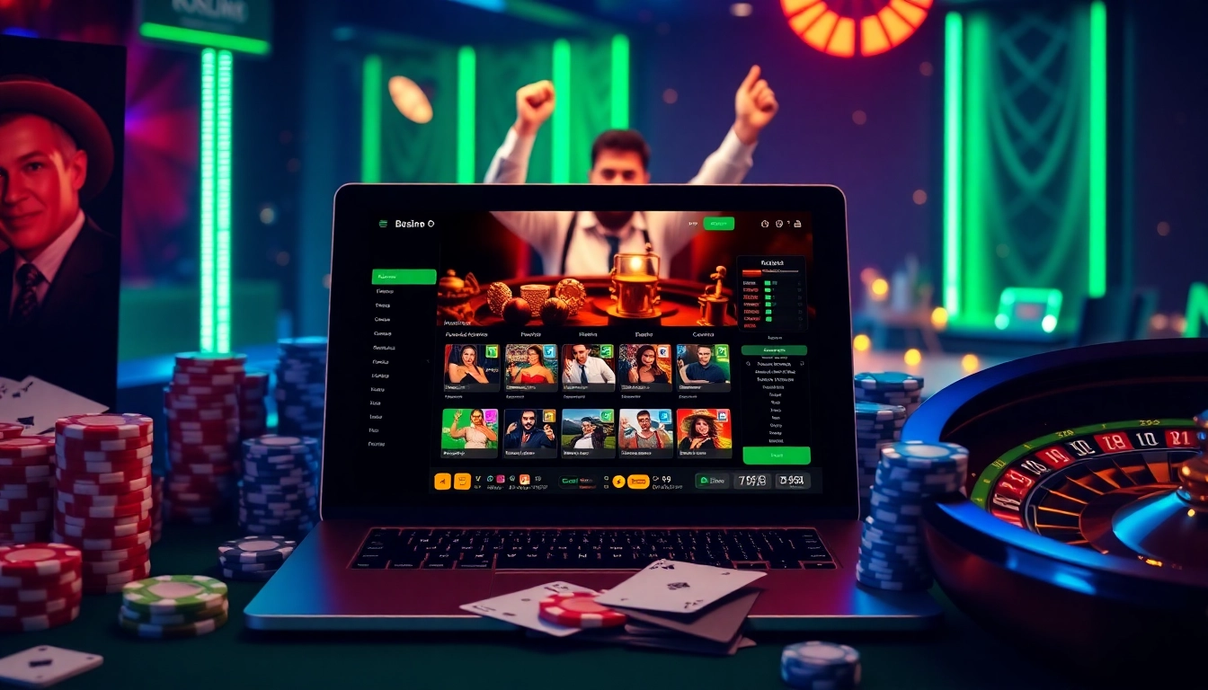 Découvrez un gameplay captivant au casino en ligne argent réel France avec des accessoires de casino vibrants et des interfaces en ligne.