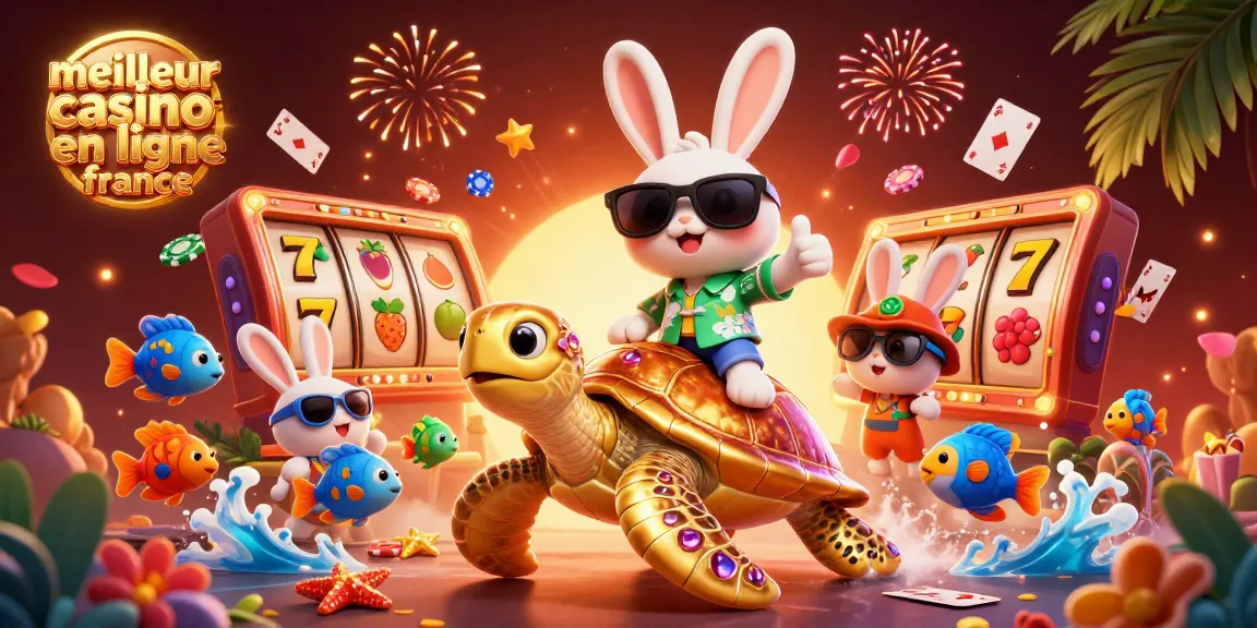 Gagnez avec le meilleur casino en ligne France à travers cette illustration dynamique captivante.