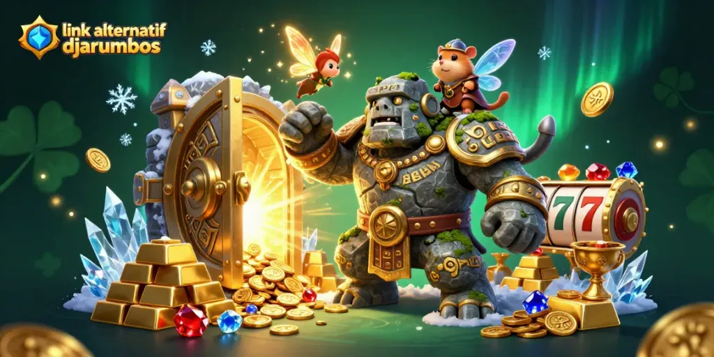 Experience the excitement of link alternatif djarumbos with a magical 3D casino adventure featuring ancient guardians and treasure.
