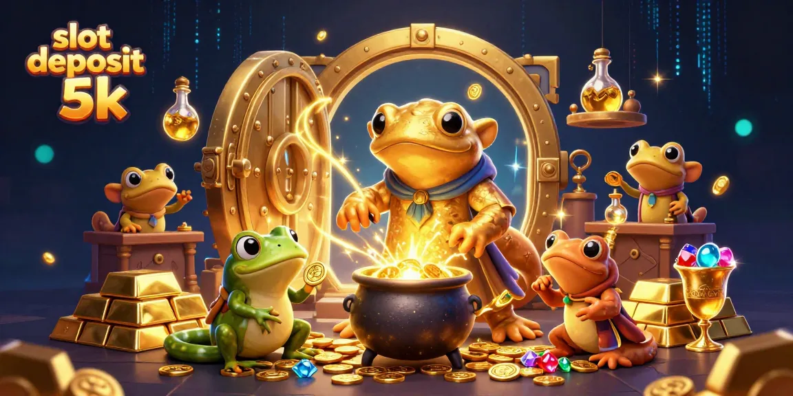 Experience excitement with slot deposit 5k as golden coins and gems fill your gameplay.