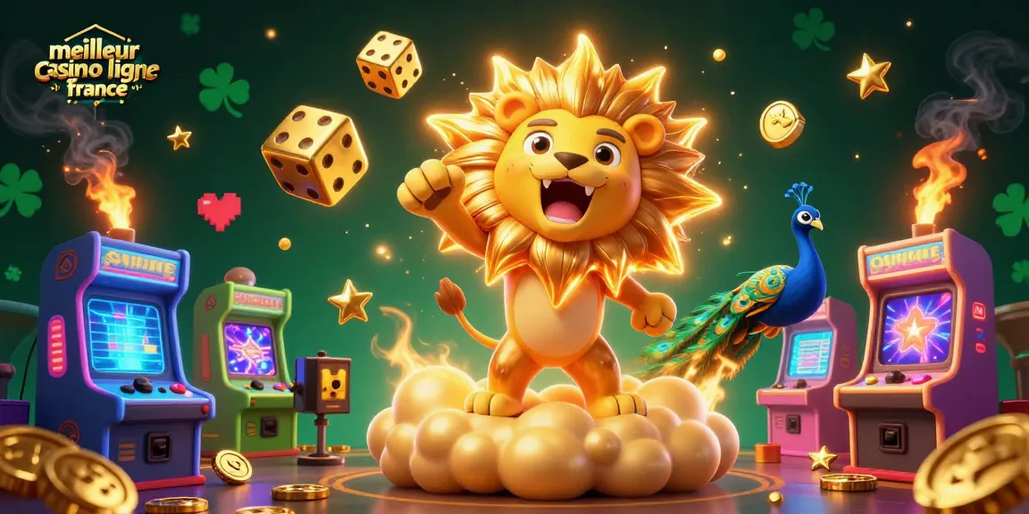 Gagnez avec le meilleur casino en ligne France grâce à une illustration lumineuse et dynamique.