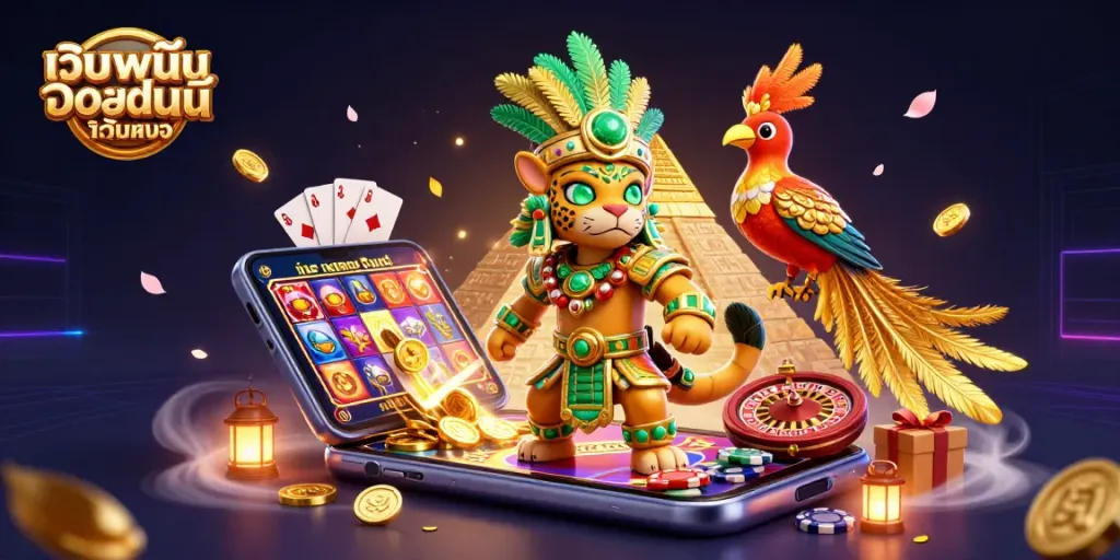 ยิงเกมสล็อตที่เว็บพนันออนไลน์ เว็บตรง เพื่อรางวัลใหญ่และโบนัสมากมาย