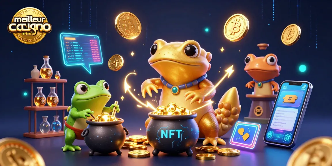 Jouez au meilleur casino en ligne France avec une illustration de casino animée montrant des personnages captivants.