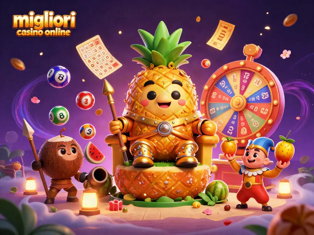 Migliori casino online: gioca e vinci con il re ananas e i suoi guardiani nel casinò sulla spiaggia