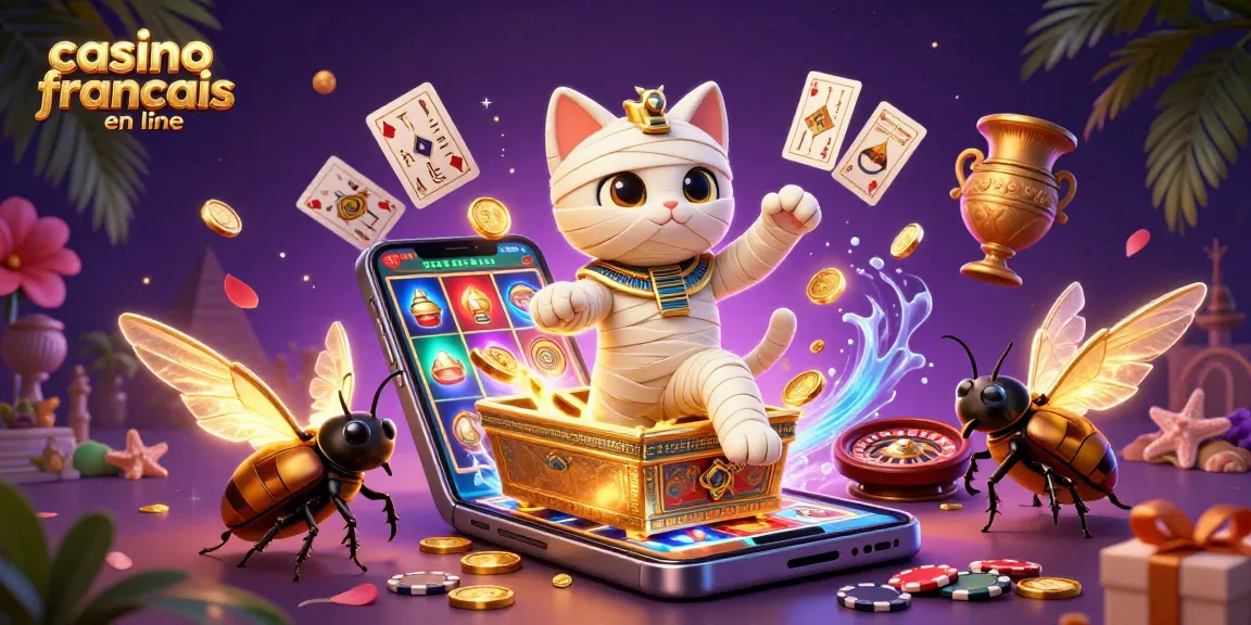 Jouez et gagnez sur le casino français en ligne avec des personnages égyptiens intrigants.