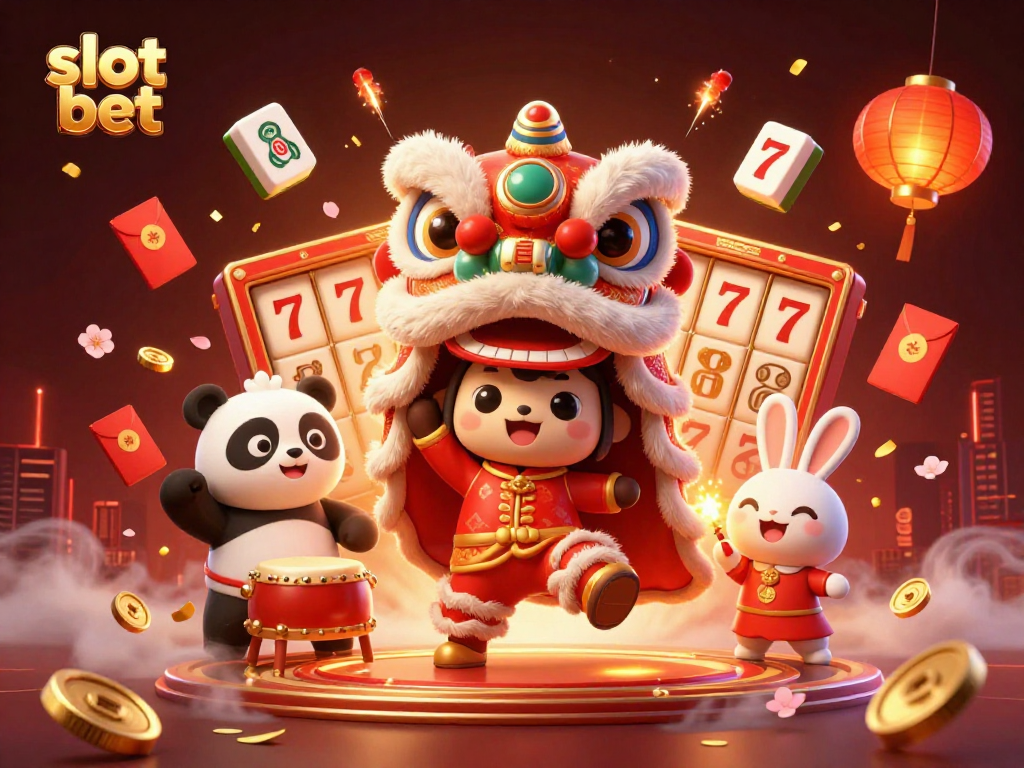 Menangkan slot bet dengan karakter tarian singa Tiongkok dan elemen permainan yang menarik