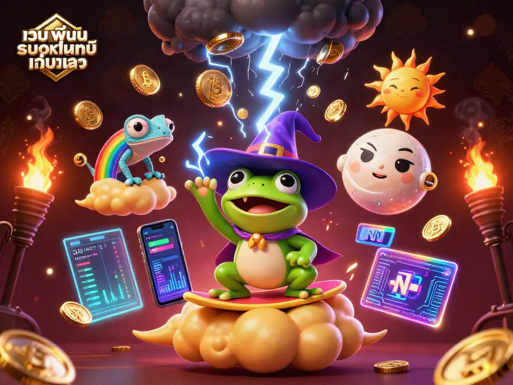 สนุกกับโลกของ เว็บพนันออนไลน์ เว็บตรง ด้วยภาพ 3D ที่มีฟรอกและมังกรสีรุ้ง