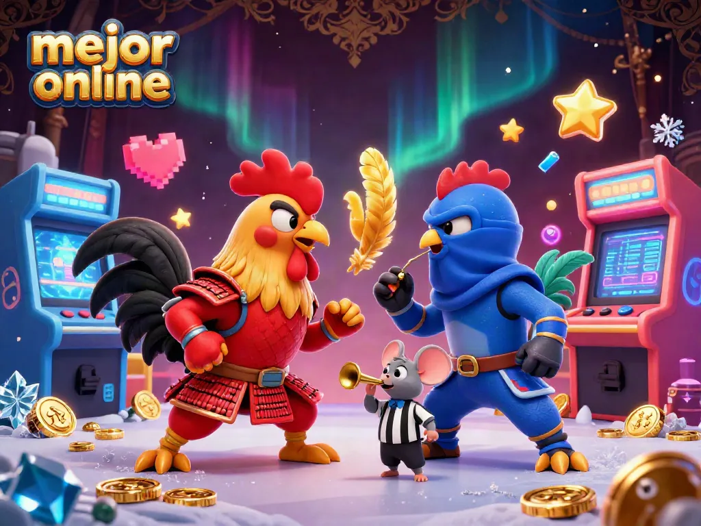 Mejor casino online: Disfruta de la emoción de los combates en una escena vibrante y dinámica.