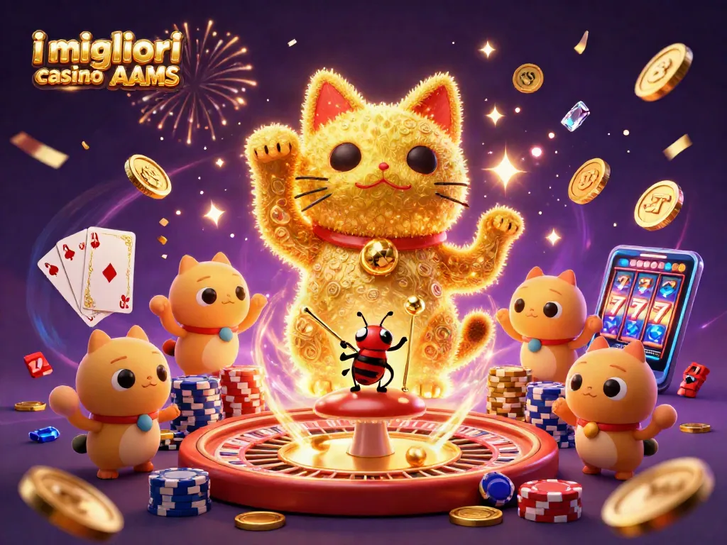 Gioca nei migliori casino non AAMS con simboli che brillano e una catena di successo.