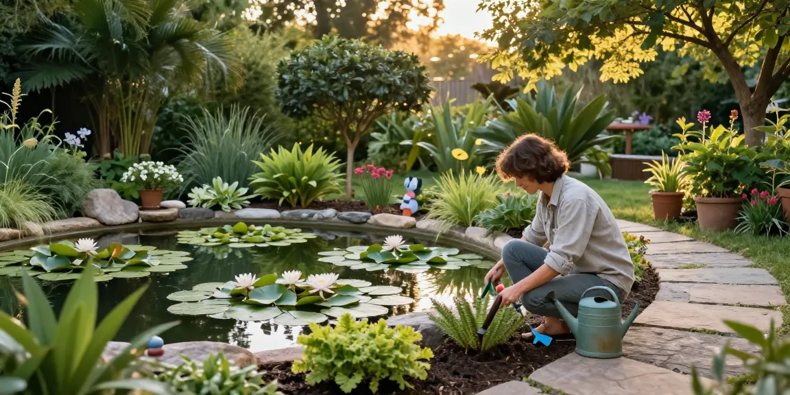 Buy Pond Plants Online and create a serene garden pond with floating lilies and lush greenery.