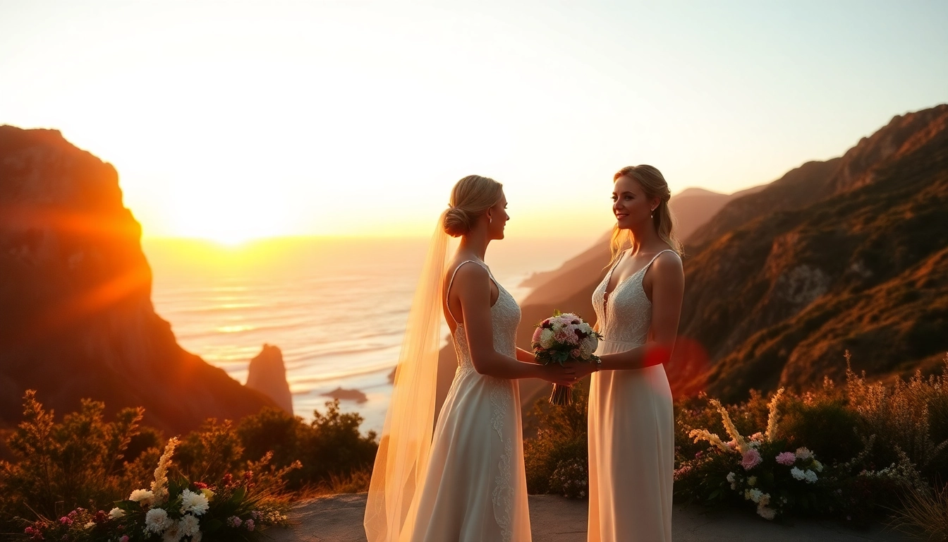 Capture the essence of Big Sur wedding photography with a couple's heartfelt moment at the cliffs.