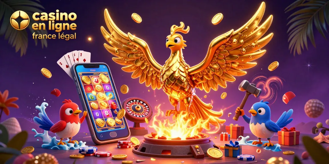 Jouer sur le casino en ligne légal en France avec des gains en argent réel et des promotions dorées.