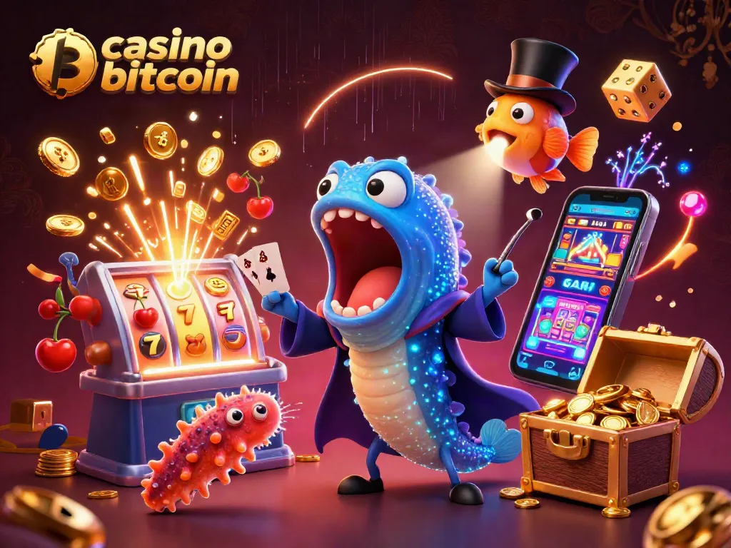 Gioca nei migliori casino con bitcoin, dove un'anguilla magica intrattiene con trucchi e ricompense scintillanti.
