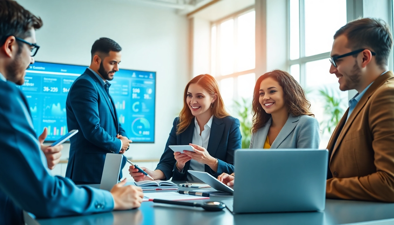 Engage with an AI assistant for enterprise teams in a modern collaboration space.