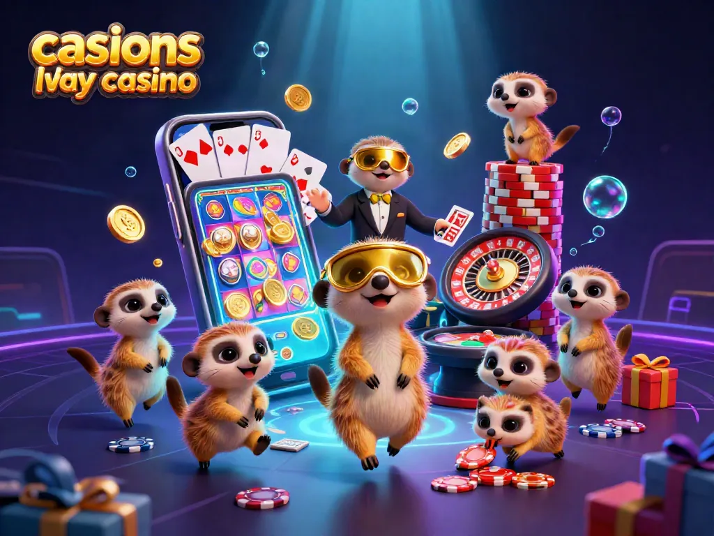 Experience the excitement at casinos like yay casino with vibrant meerkats running a colorful casino operation.