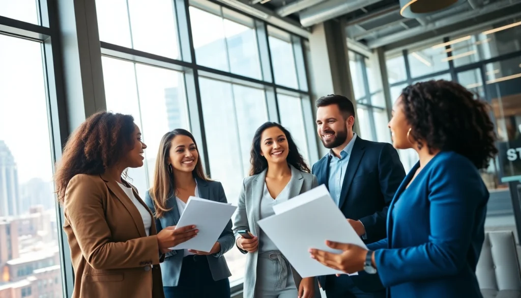 Explore new york jobs through a collaborative setting in a bright New York City office.