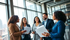 Explore new york jobs through a collaborative setting in a bright New York City office.