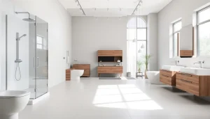 Entdecken Sie die hochwertigen Produkte der sonni sanitär GmbH in einem modernen Badezimmer-Showroom.