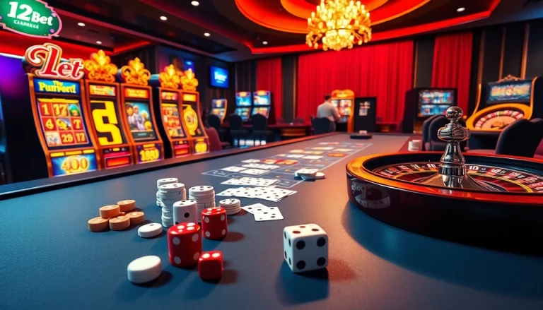 Experience ink vao 12bet with an exciting online casino scene featuring vibrant gaming elements.