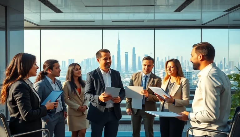Connect with expert Business Consultants in Dubai to strategize for success in a modern office.