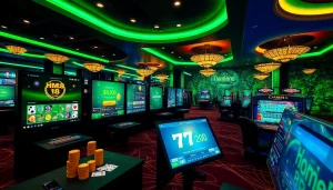 HM 88 online gambling experience showcasing vibrant virtual gaming interfaces and casino elements.