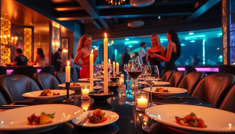 Dinner sxm at Club Noir offers an upscale dining and entertainment experience in St. Martin.