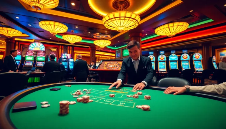 Experience the thrill of gambling at https://jun88buzz.info/: vibrant casino table action with excitement.