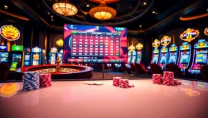 Experience thrilling gaming at LC88 with vibrant casino tables and engaging online interfaces.