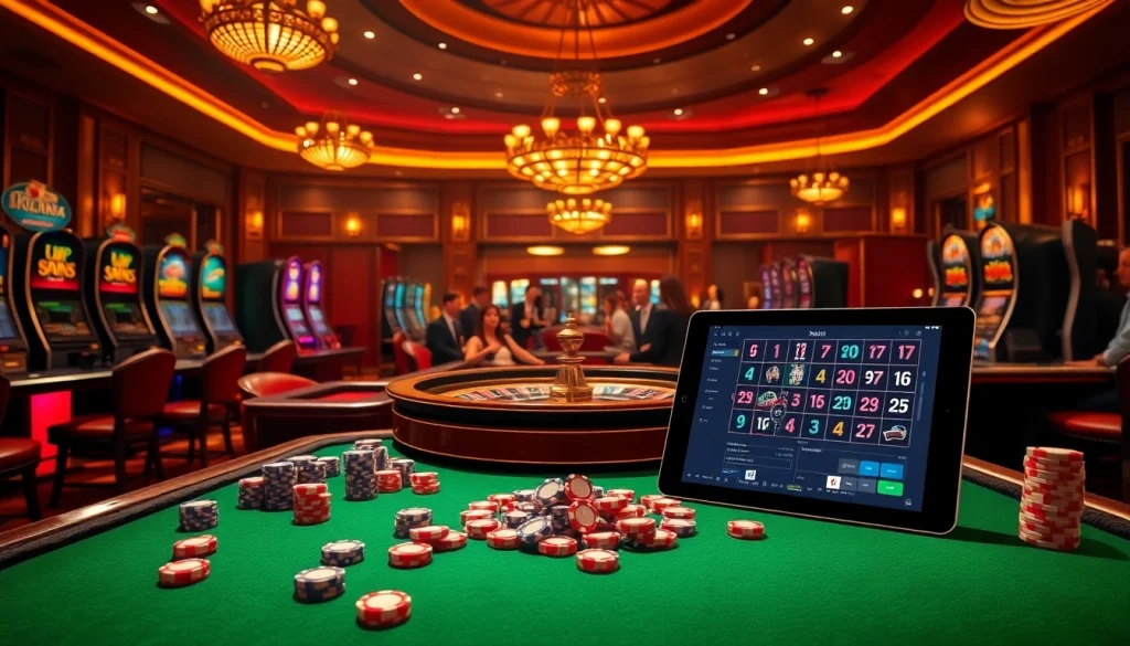 Experience the excitement of winning at NOHU's online casino featuring vibrant table games and slot machines.
