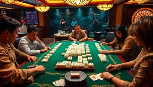 Rasakan kegembiraan link mahjong dalam suasana kasino mewah, menampilkan permainan strategis dan ubin-ubin yang indah.