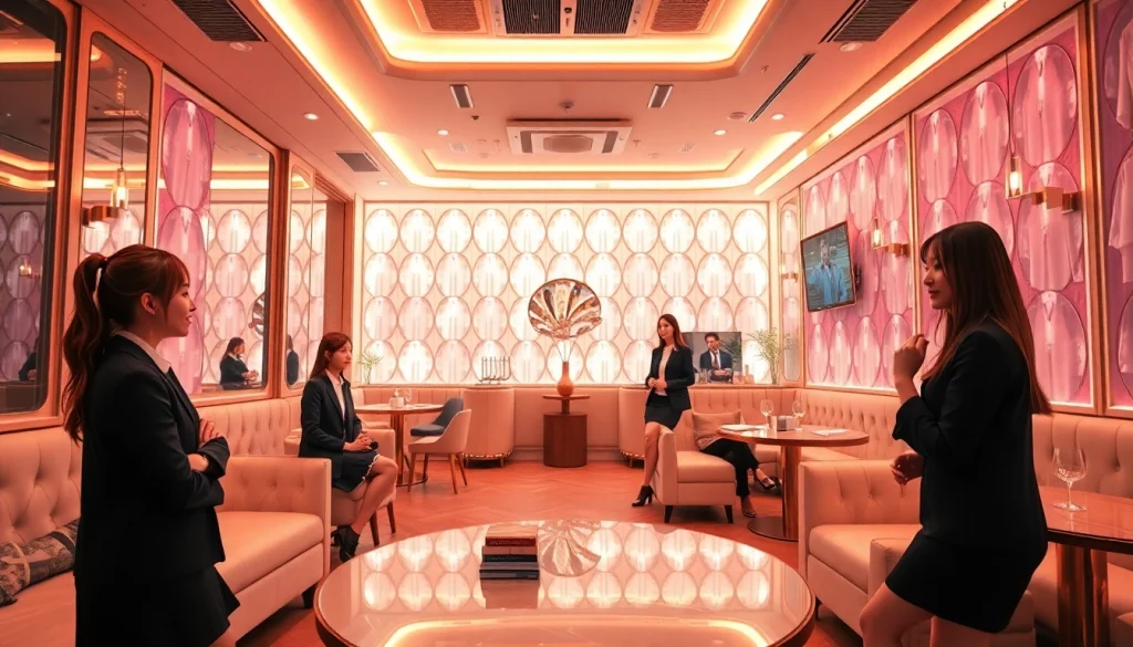 Interior view of 인계동셔츠룸 with stylish decor, elegant lighting, and friendly staff.