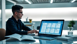Discover the efficiency of 网易有道翻译 in a modern workspace setting.