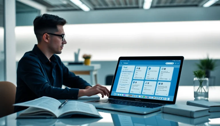 Discover the efficiency of 网易有道翻译 in a modern workspace setting.