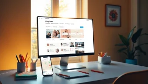 Find OnlyFans nearby creators easily with OnlyFinds search interface on a modern workspace.
