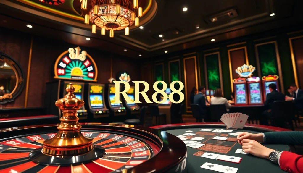 Experience the thrill of gambling at RR88 with premium casino games and vibrant atmosphere.
