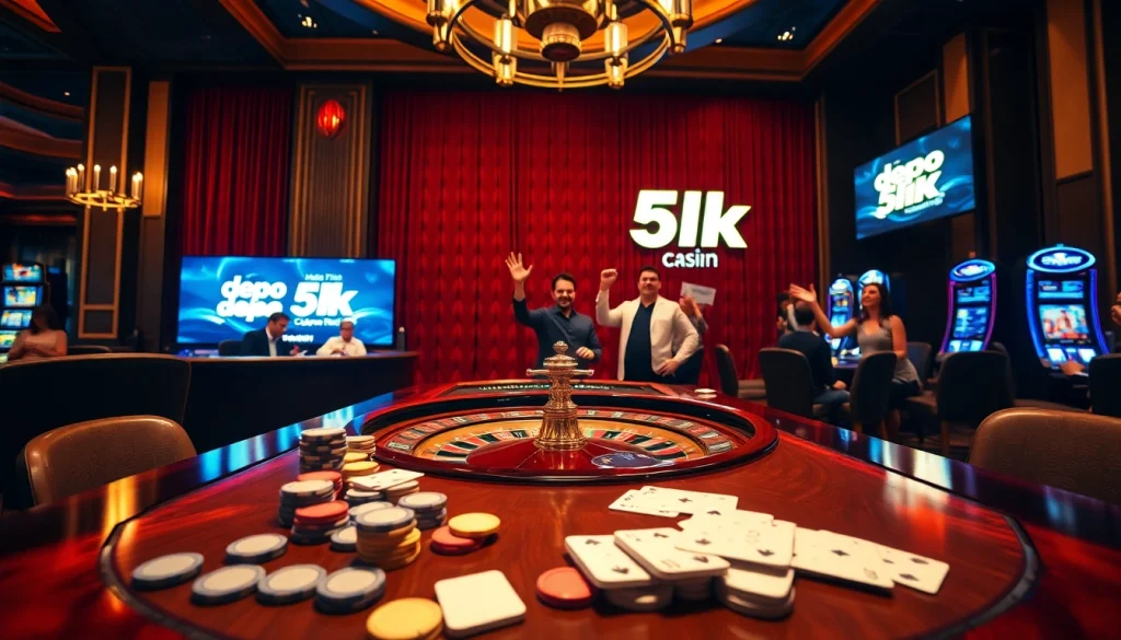 Experience thrilling gaming opportunities with depo 5k promotions at a vibrant casino.