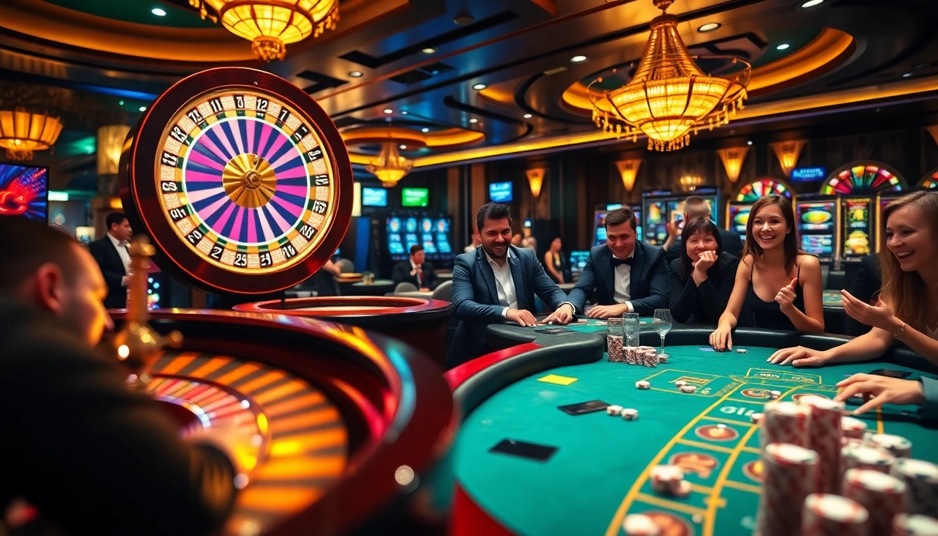 Des jeux passionnants au casino en ligne argent réel France avec des tables de poker vibrantes et une roulette tournante.