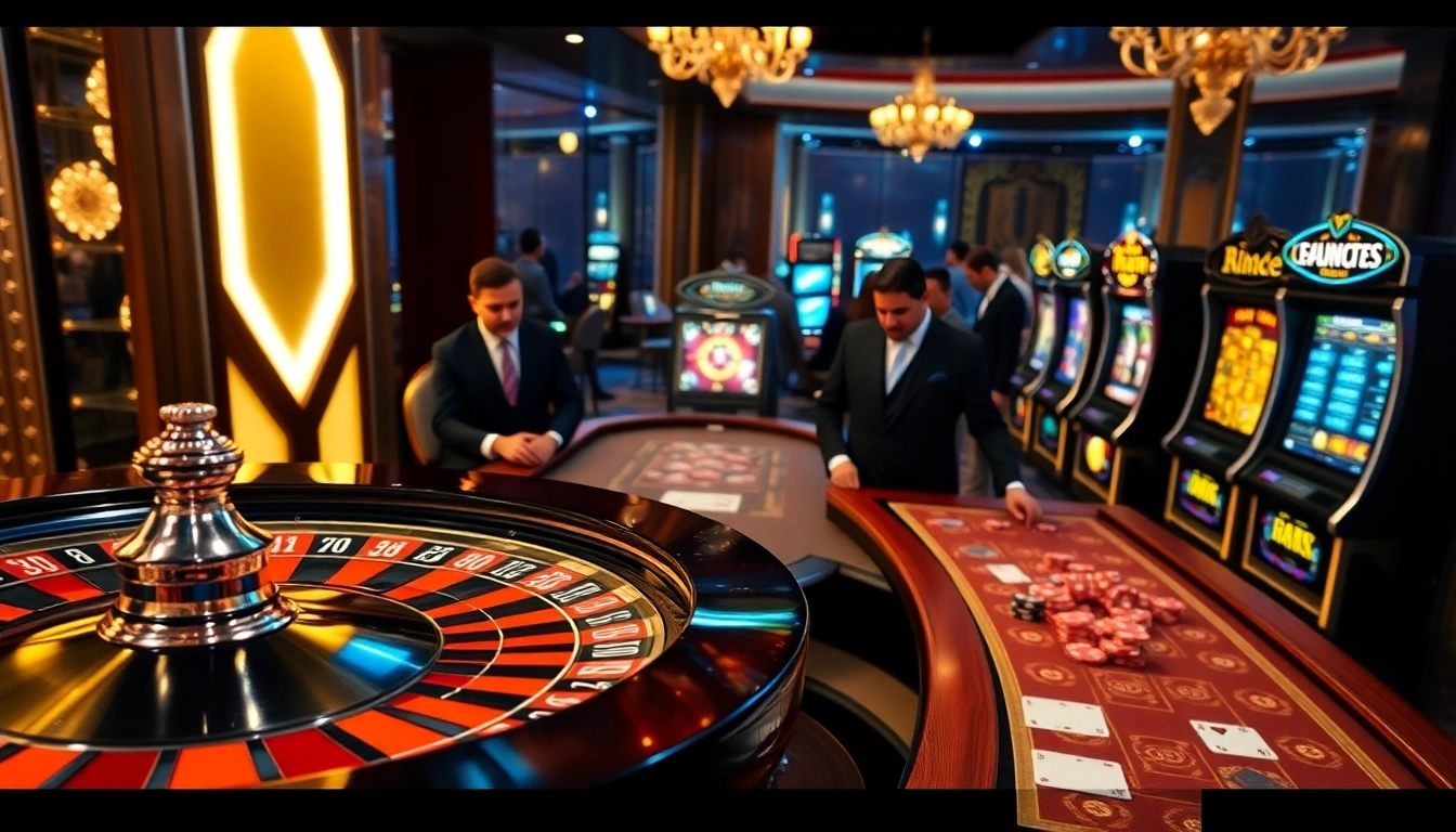 Découvrez l'excitation du casino en ligne argent réel France avec des tables de jeu vibrantes et des joueurs.