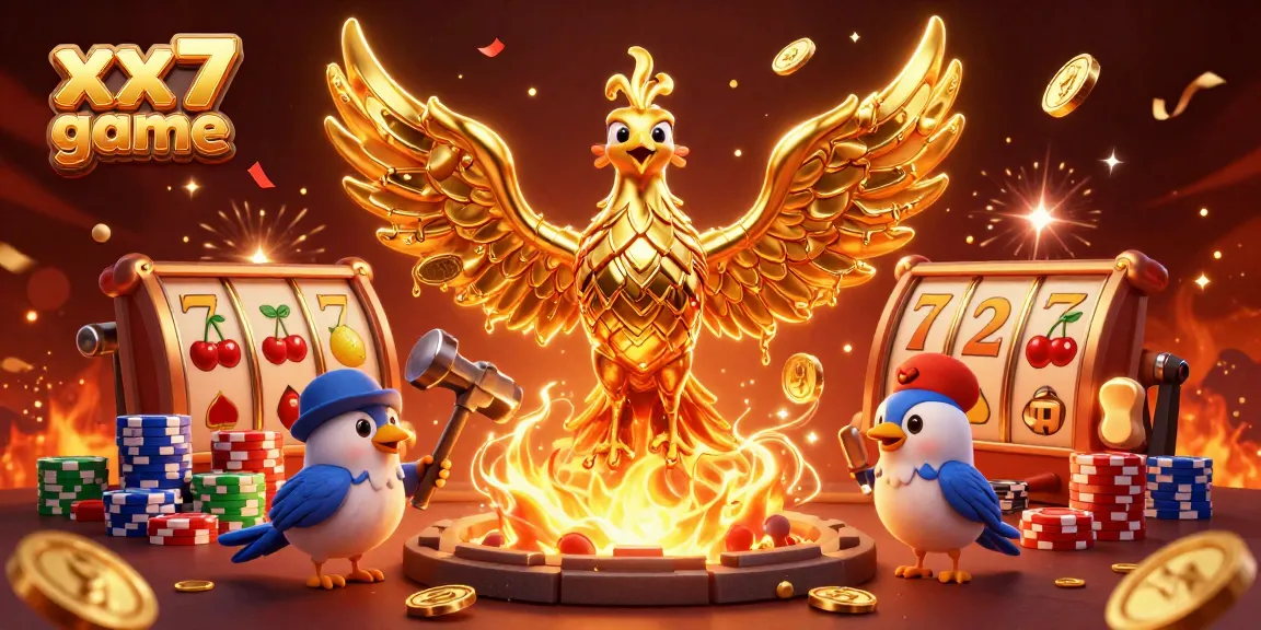 Experience the excitement of the xx7 game in a vibrant and energetic casino scene.