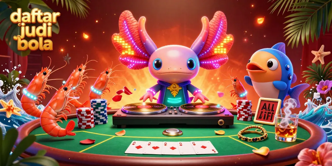 Spin golden records and dance with vibrant characters at daftar judi bola.