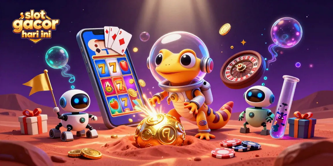 Experience the thrill of slot gacor hari ini with an alien adventure in a vibrant casino!