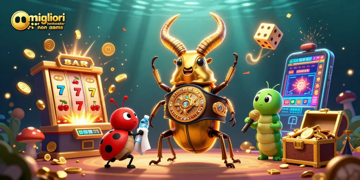 Scopri i migliori bookmaker non AAMS con fantastici jackpot e premi in un'illustrazione vivace.