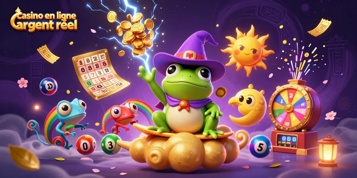 Jouez dans un casino en ligne argent réel avec des personnages ludiques et des éléments de jeu captivants.