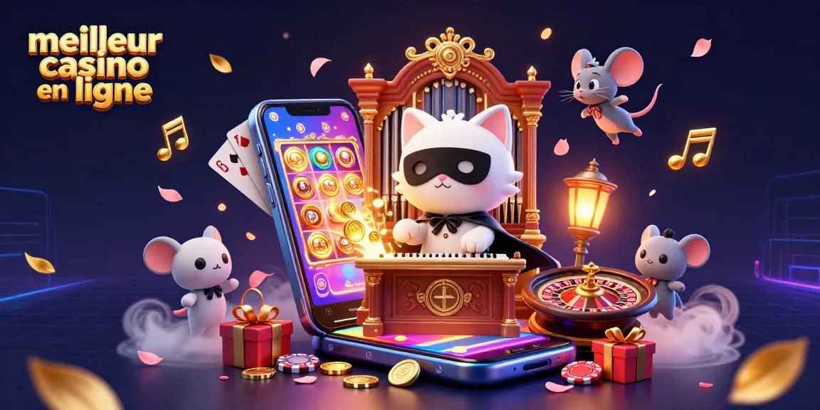 Jouez sur le meilleur casino en ligne avec un chat en masques et des gains réels.