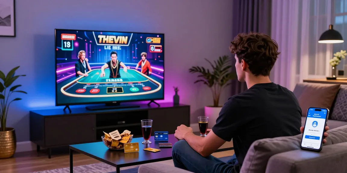 Engaged player enjoying live dealer games at home, showcasing credit card options and a modern gaming setup inspired by https://ieee.org.uk.